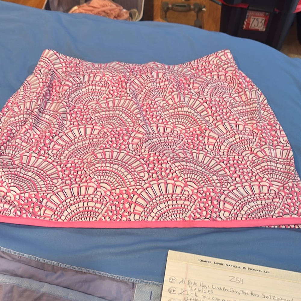 Crown & Ivy Athleisure Sport Skort Pink Shell Sz 2XL Curvy Z54